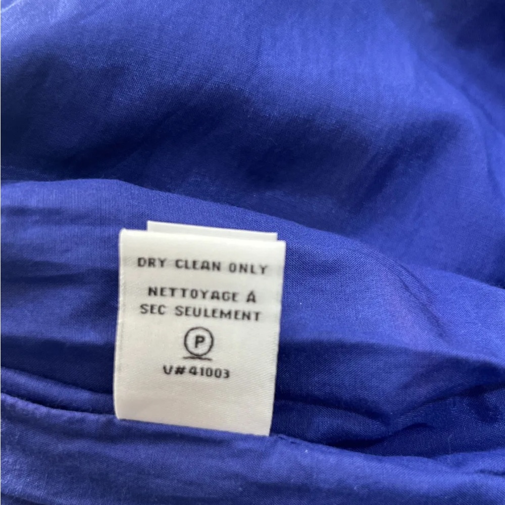 Diane Von Furstenberg Blue Zihna Crochet Lace Sleeveless Dress size 8 Designer - Picture 9 of 9